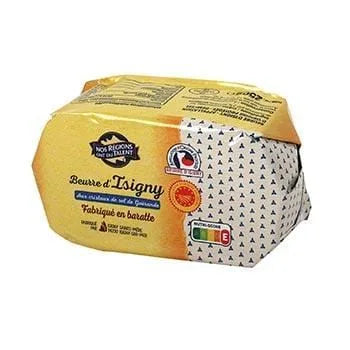 Beurre d'Isigny Nos Régions ont du Talent Demi-sel 80% MG 250g