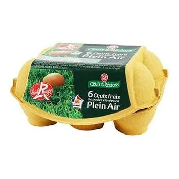 Nos Regions Label Rouge fresh eggs (x6)