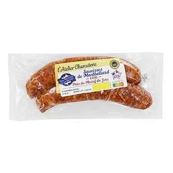 IGP Saucisse Montbéliard porc Nos Régions Ont Du Talent 300g