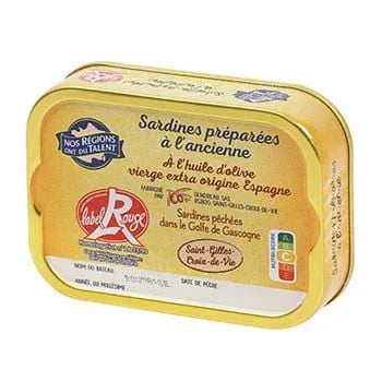 Sardines St Gilles Label Rouge Nos régions ont du Talent 115g
