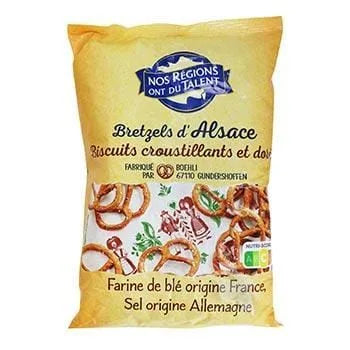 Bretzels d'alsace sachet  Nos Régions Ont Du Talent 200g