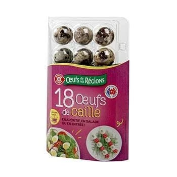 Oeufs de caille De Nos Régions x18