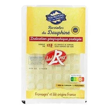 Nos Regions Ravioles du Dauphiné Label Rouge 240g