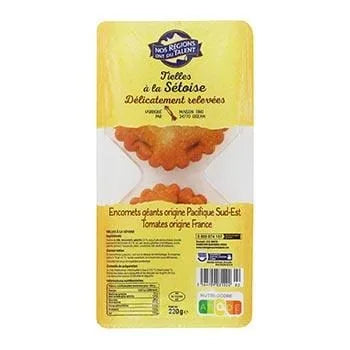 Tielles Sétoises Nos Régions ont du Talent 220g
