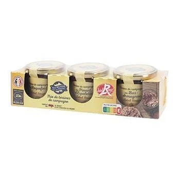 Trio de terrines  Nos Régions Ont Du Talent 270g
