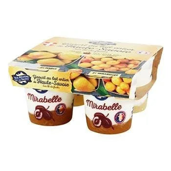 Yaourts Savoie Poire Mirabelle Nos Régions ont du Talent 600g