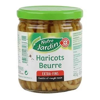 Haricots beurre Notre Jardin Extra fins - 220g