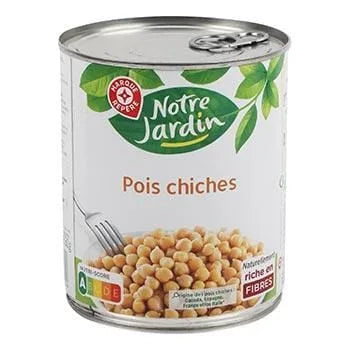 Pois chiches Notre Jardin 530g