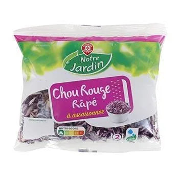 Chou rouge râpé Notre Jardin 150g