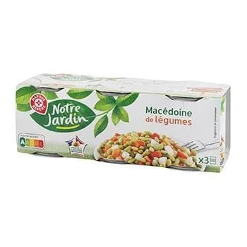 Macédoine légumes Notre Jardin 3x130g