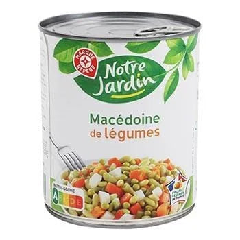 Macédoine légumes Notre Jardin 530g