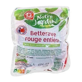 Betterave Notre Jardin Rouge entière - 250g