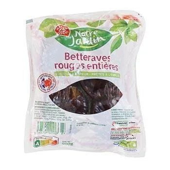 Betterave rouge Notre Jardin Entière cuite sous vide - 500g