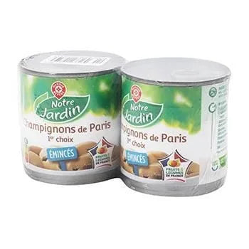 Champignons Paris Notre Jardin Emincés - 2x115g