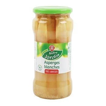 Asperges blanches Notre Jardin Très grosses - 395g
