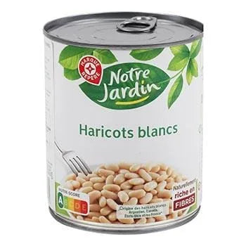 Haricots blancs Notre Jardin 530g