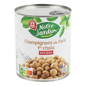 Champignons Paris Notre Jardin Entiers - 460g