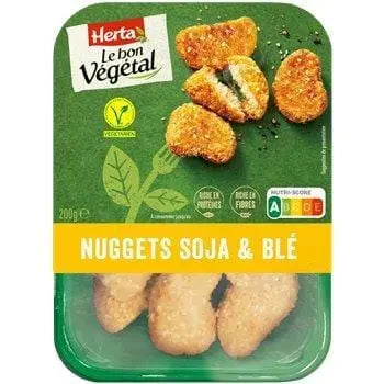 Herta Nuggets Le Bon Végétal Soya, wheat - 200g