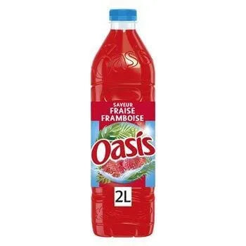 Boisson aux fruits Oasis Fraise Framboise - 2L