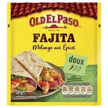 Epices Old El Paso  Pour fajitas - 30g