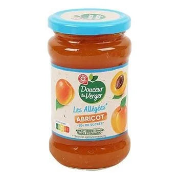 Confiture Douceur du Verger Abricots - Allégée - 340g