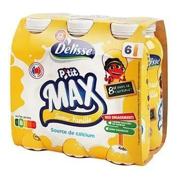 Délisse Vanilla P'tit max - 6x180g