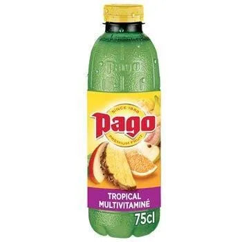 Jus de fruits Pago  Tropical multivitaminés - 75cl