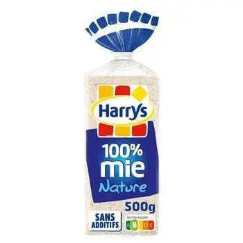 Harrys 100% Crumb Bread With rind 8 slices - 320g