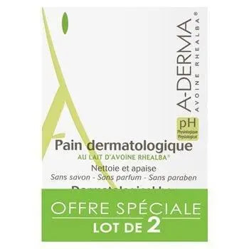A Derma Dermatological Oatmeal Bread without soap 2x100g