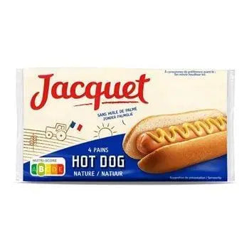 Jacquet Hot Dog Bread x4 - 240g