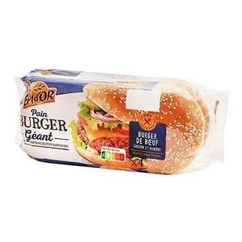 Epi d'Or Geant Hamburger Buns x4 - 330g