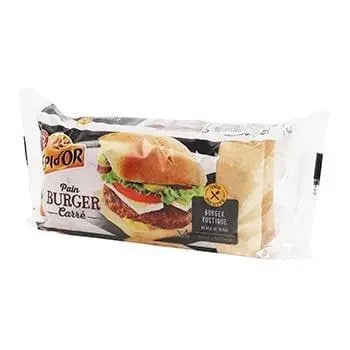 Epi d'Or Hamburger Bun Natural x4 - 330g