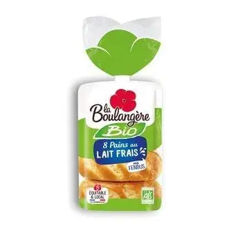 La Boulangère Organic Milk Bread (x8) 280g