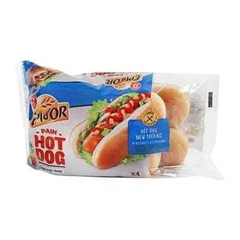 Epi d'Or Hot Dog Buns x4 - 250g