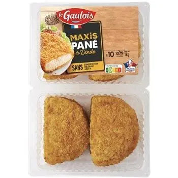 Le Gaulois Breaded Turkey (x10) 1kg