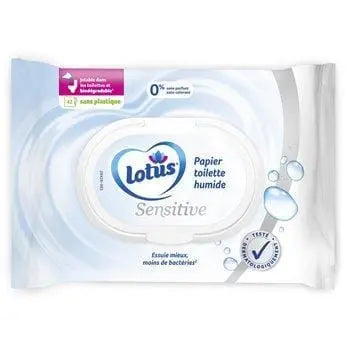 Lotus Pure wet toilet paper - x42 sheets