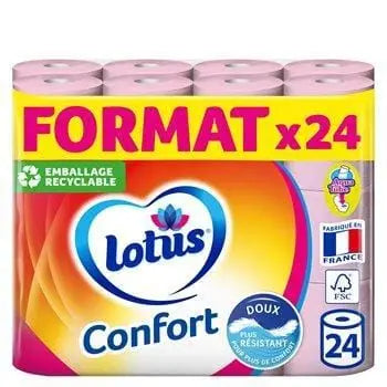 Lotus Comfort Pure toilet paper (x24)