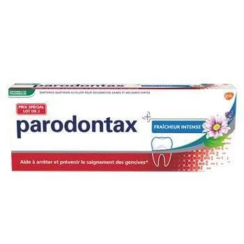 Dentifrice Parodontax Fraicheur intense 2x75ml