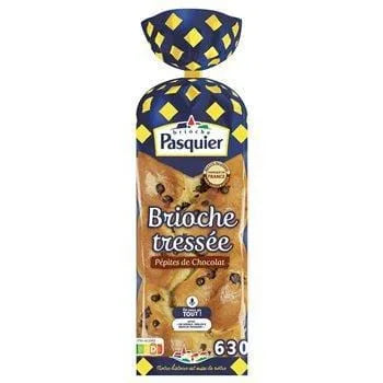 Brioche tressée Pasquier  Pépites - 630g