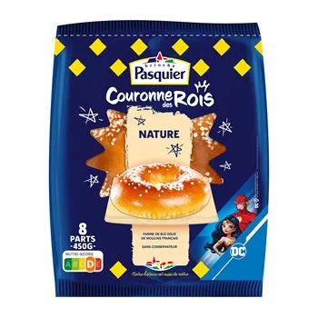 Pasquier Couronne Rois Brioche Nature 450g