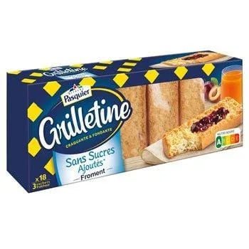 Tartine Grilletine de Pasquier Sans sucre ajouté - x18 - 255g