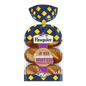 Pains façon Bretzel Céréales & Pavots x6 - 270g