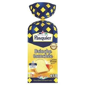Pasquier sliced brioche loaf 450g