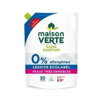Maison Verte Liquid detergent refill 0% Allergens (x30) 1,8L