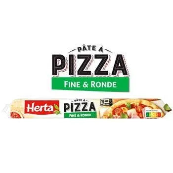 Herta Round Thin Rolled Pizza Dough 265g