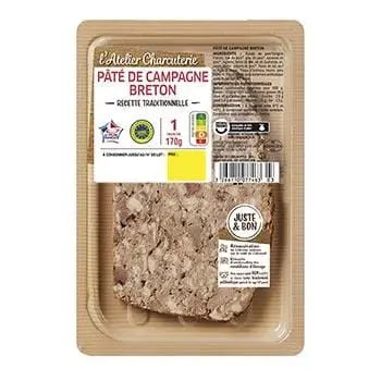 L'Atelier Pâté de Campagne Breton 170g