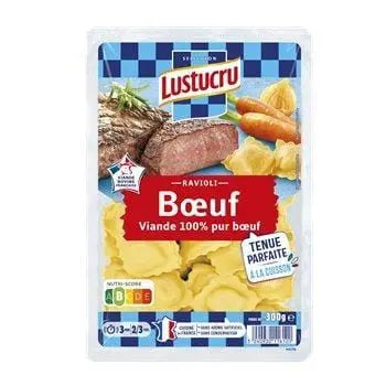 Lustucru Fresh Pasta Beef Ravioli 200g