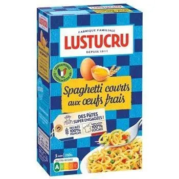 Lustucru Spaghetti Short with Fresh Eggs 250g