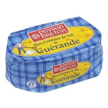 Beurre moulé Paysan Breton Au sel de Guérande -80% MG 250g