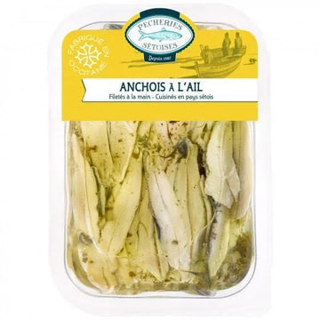 Pecheries Setoises Anchois A l’Ail 110g